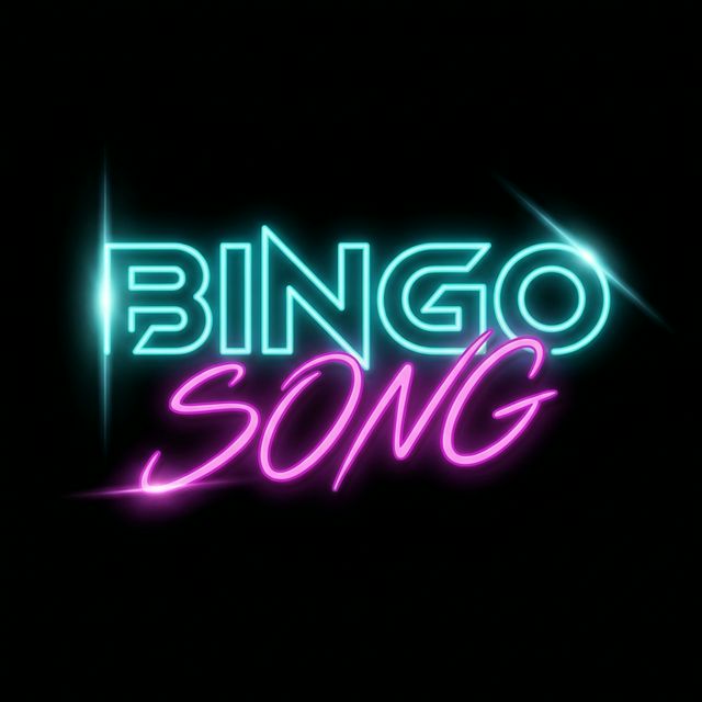 Bingo Song Neon Logo